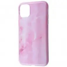 Чехол для iPhone 11 Pro Design Mramor Benzo розовый