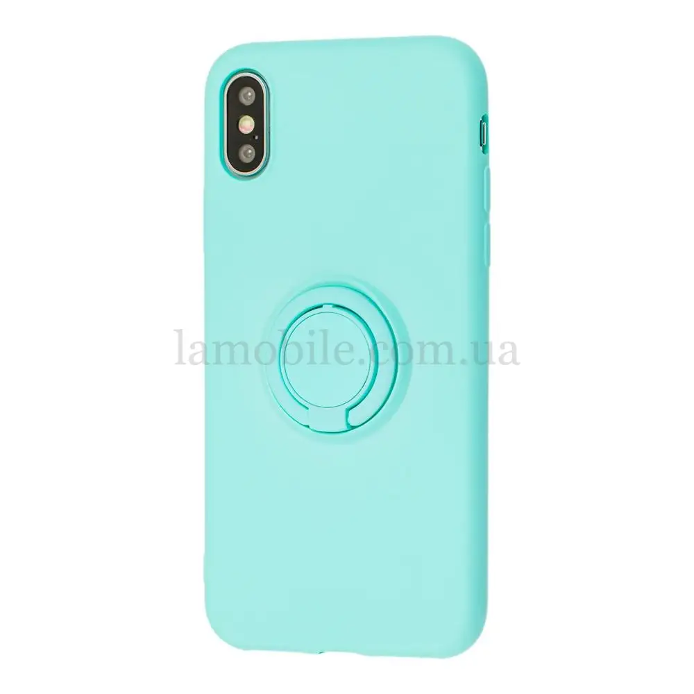 Чехол для iPhone X / Xs ColorRing бирюзовый
