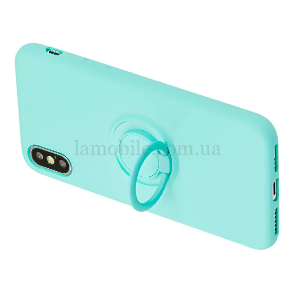Чехол для iPhone X / Xs ColorRing бирюзовый