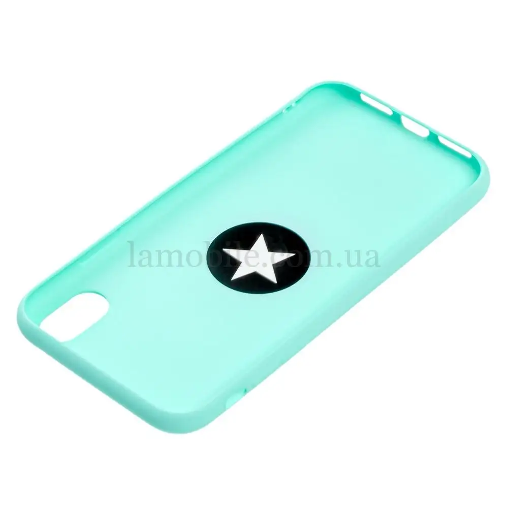 Чехол для iPhone X / Xs ColorRing бирюзовый