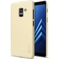 Чохол для Samsung Galaxy A8+ 2018 (A730) Nillkin із захисною плівкою золотистий
