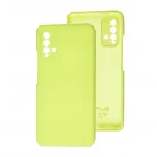 Чохол для Xiaomi Redmi 9T Wave camera Full lime green