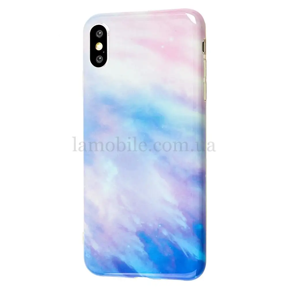Чехол для iPhone Xs Max Light Mramor case 360 (07)