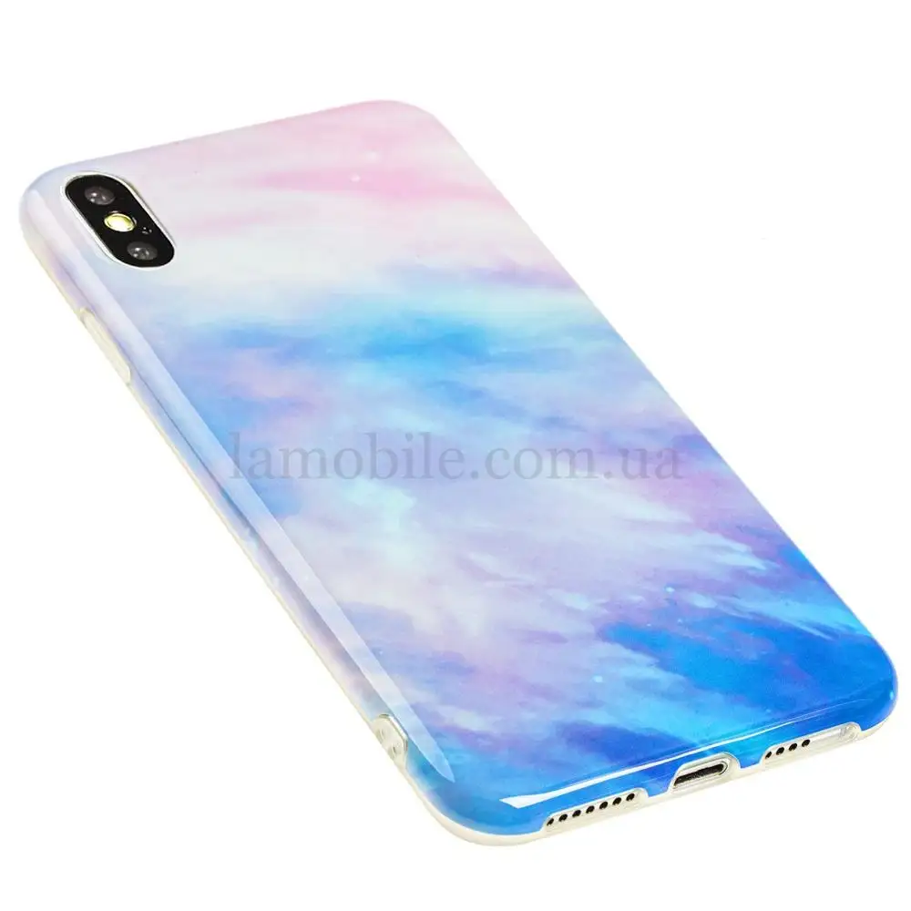 Чехол для iPhone Xs Max Light Mramor case 360 (07)