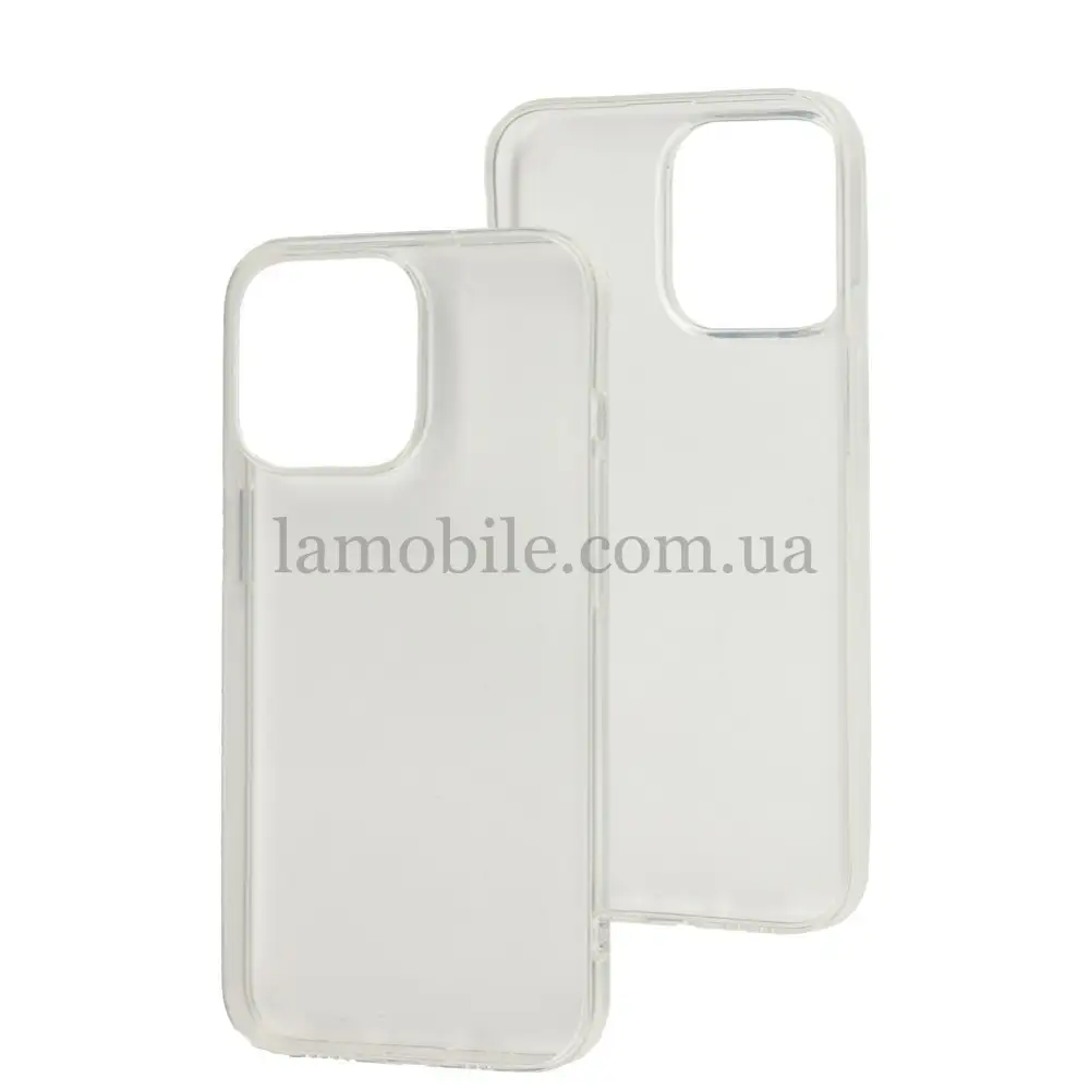 Чохол для iPhone 13 Pro Silicone прозорий