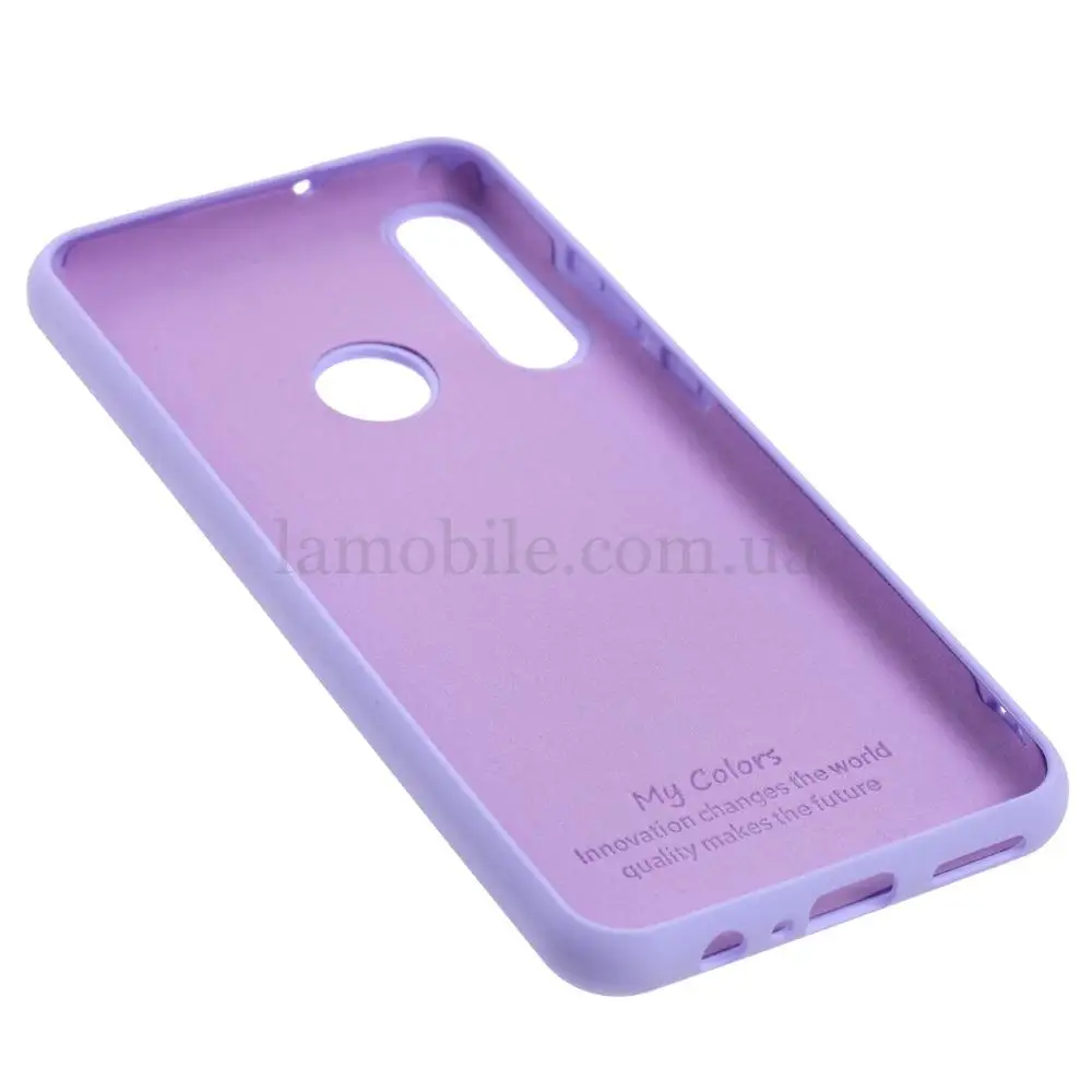 Чохол для Huawei Y6p Silicone Full бузковий / dasheen