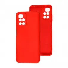 Чохол для Xiaomi Redmi 10 Wave camera colorful червоний