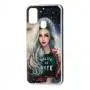 Чохол для Samsung Galaxy M21 / M30s Glass блискітки "дівчина в топі"