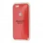 Чехол silicone case для iPhone 6 красный светлое яблоко