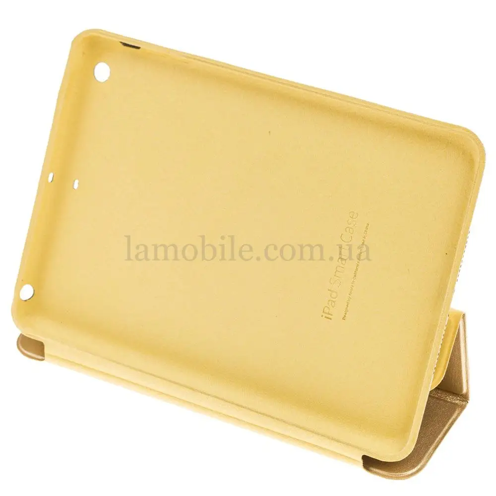 Чехол книжка Smart для IPad Mini 2 / 3 case золотистый