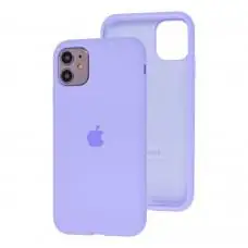 Чехол для iPhone 11 Silicone Full сиреневый / dasheen