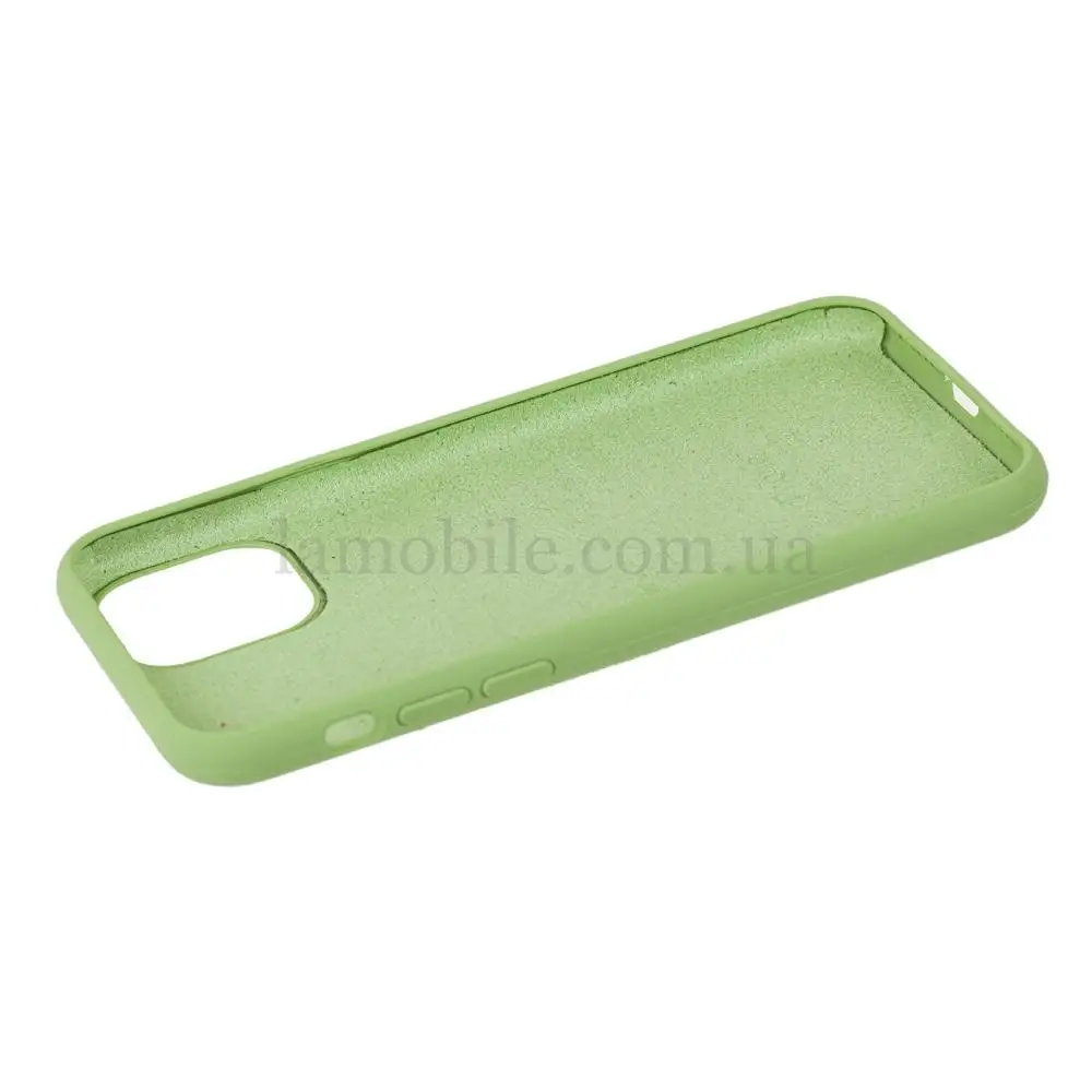Чехол для iPhone 11 Silicone Full мятный / mint 