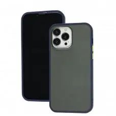 Чохол для iPhone 14 Pro Max LikGus Maxshield синій
