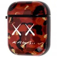 Чохол для AirPods Young Style kaws червоний