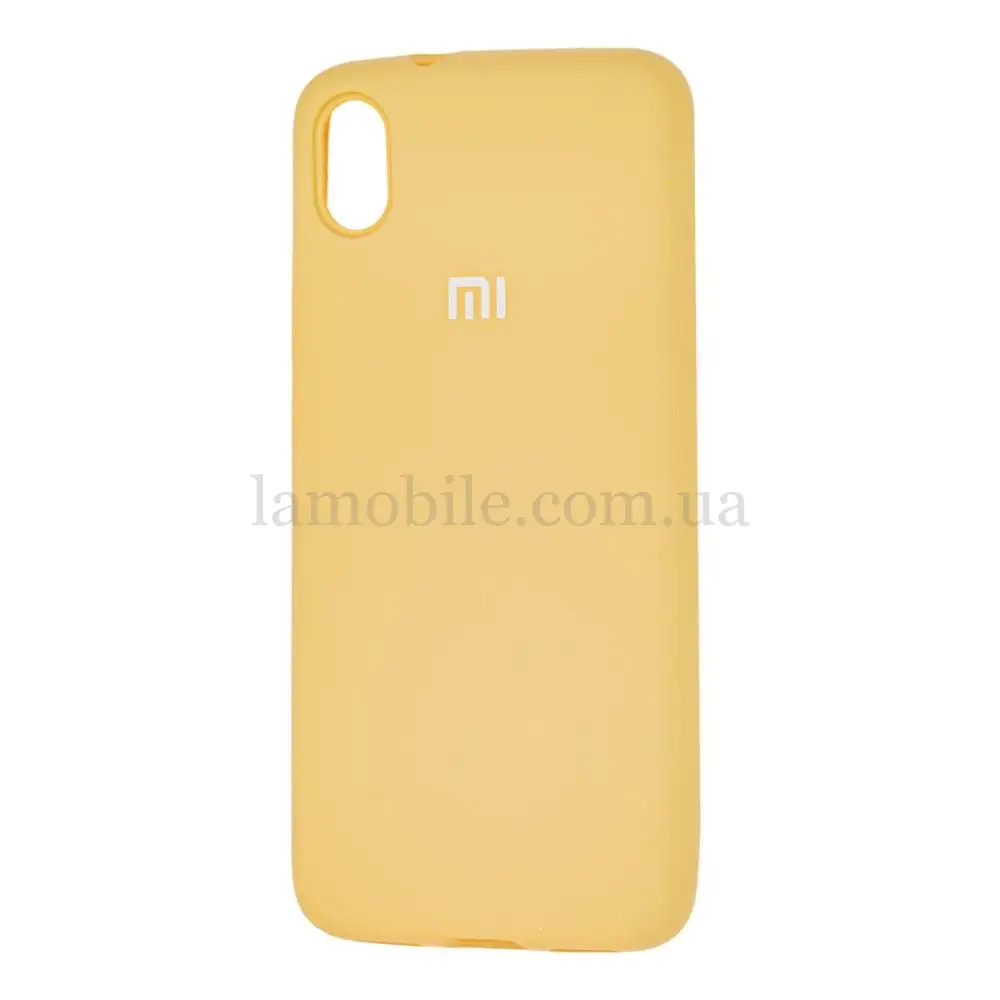 Чохол для Xiaomi Redmi 7A Silicone Full золотистий