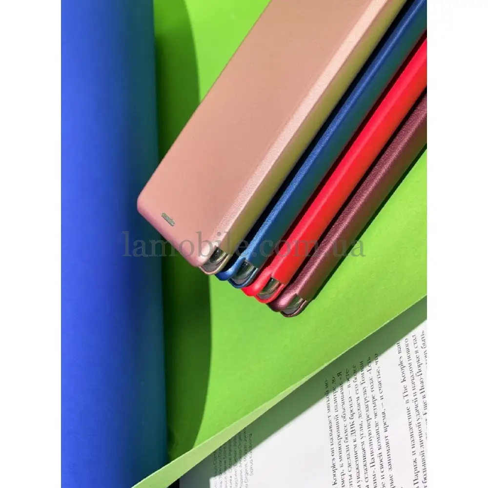 Чохол книжка Premium для Xiaomi Redmi Note 12 Pro рожево-золотистий
