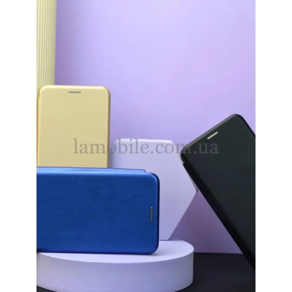Чохол книжка Premium для Xiaomi Redmi Note 12 Pro рожево-золотистий