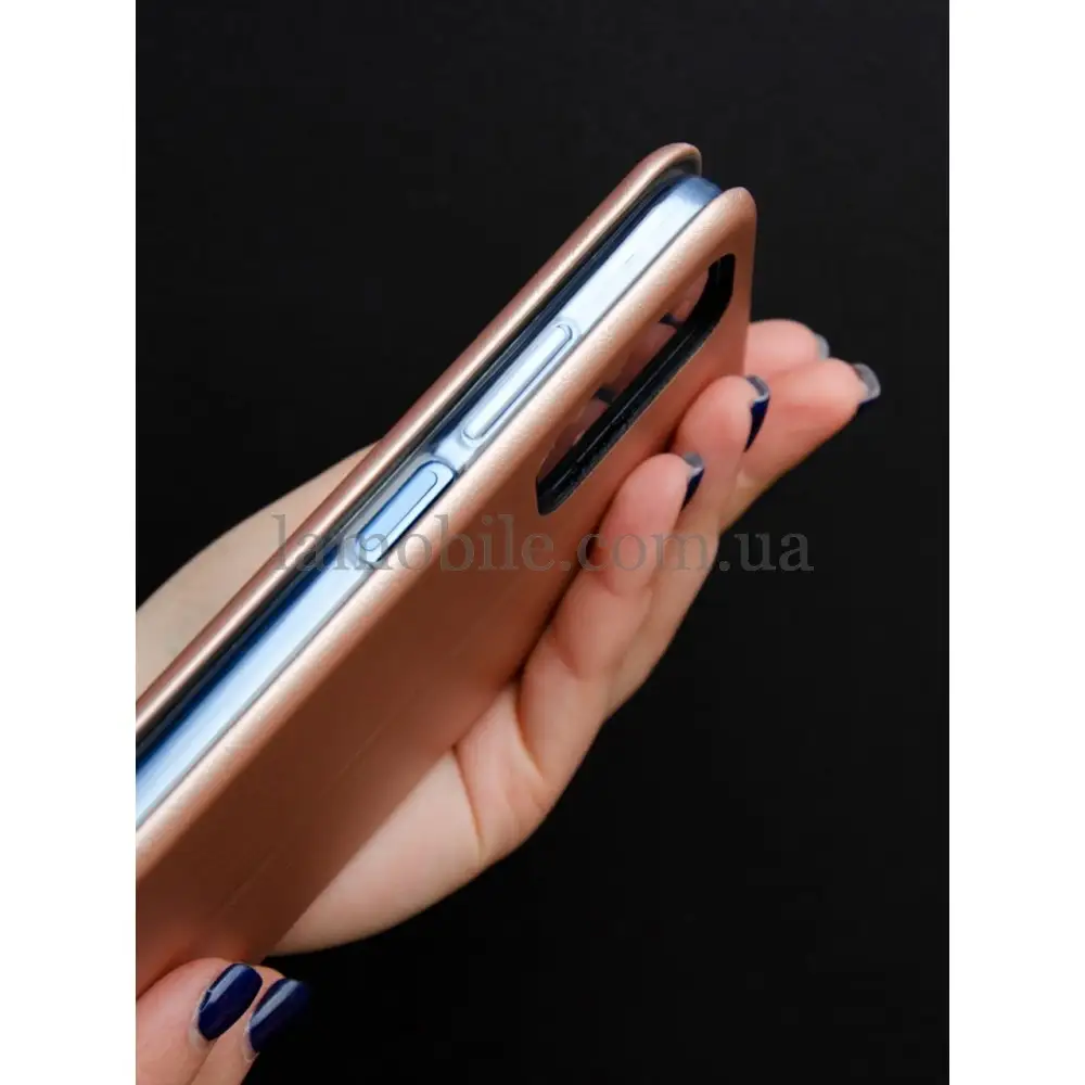 Чохол книжка Premium для Xiaomi Redmi Note 12 Pro рожево-золотистий