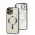 Чохол для iPhone 12 Pro Max Fibra Chrome MagSafe sierra blue