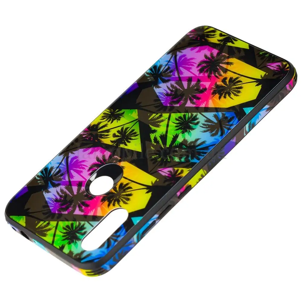 Чохол для Xiaomi Redmi 7 glass print "пальми"