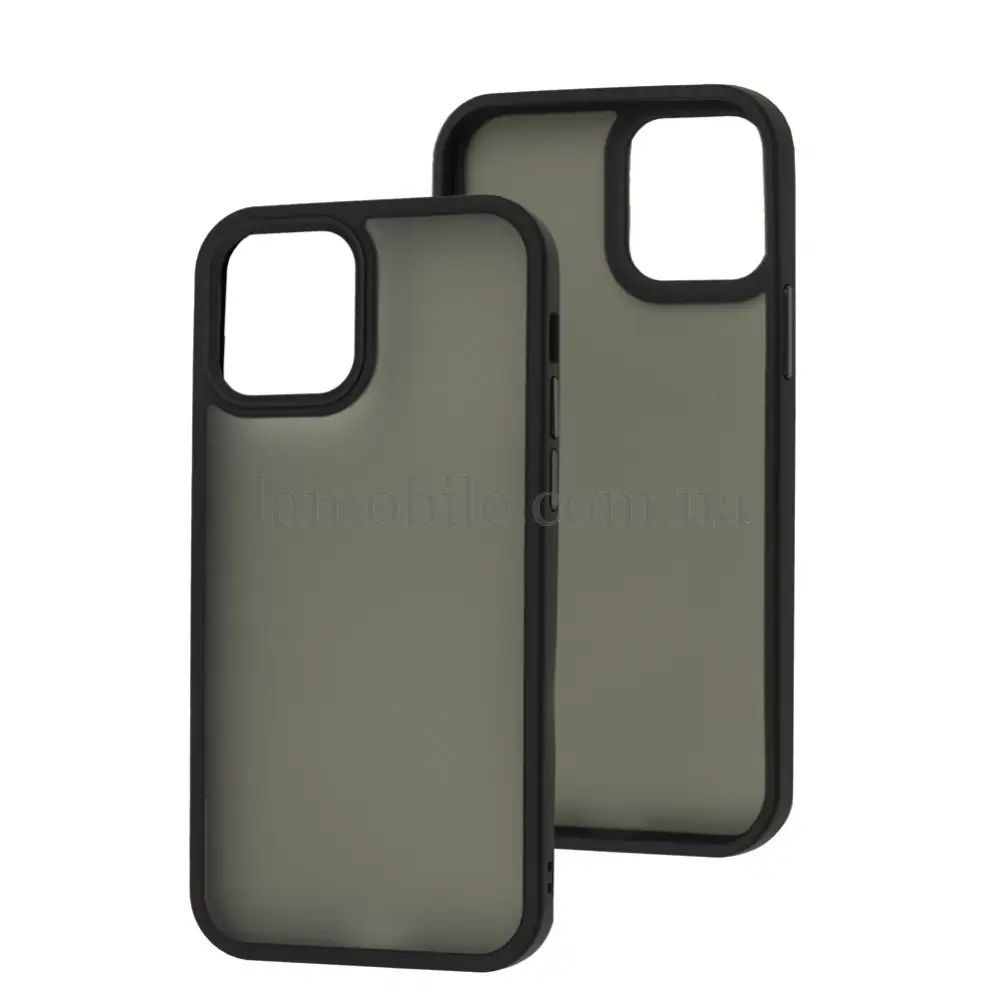 Чехол для iPhone 12/12 Pro WAVE Matte Colorful black
