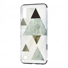 Чехол для Samsung Galaxy A10 (A105) print 3D "треугольники"