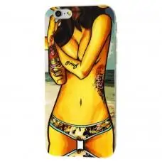 Чехол IMD Print для iPhone 6 ''Snake on Forearm of Sexy Girl''