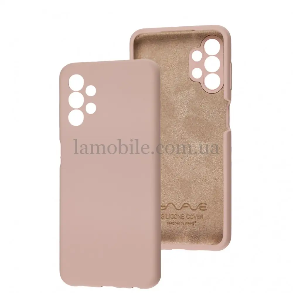 Чехол для Samsung Galaxy A13 (A135) Wave Full camera pink sand