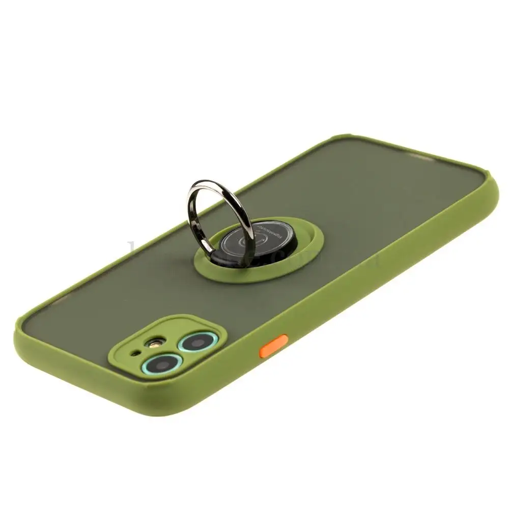 Чехол для iPhone 11 LikGus Edging Ring хаки 