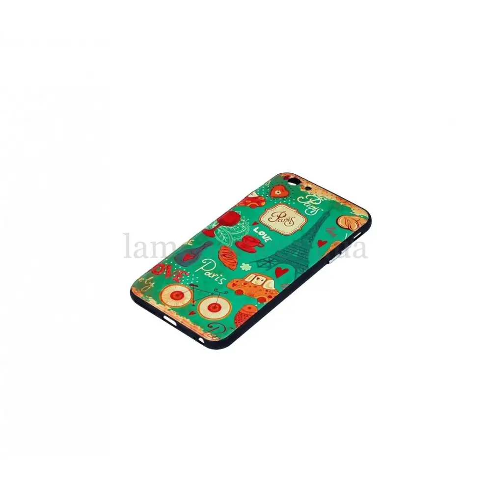 Чехол для iPhone 6 Plus 3D Sparcle Premium Print (Soft touch) Love