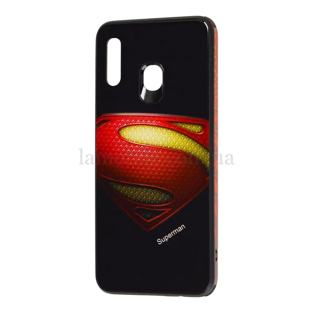 Чохол для Samsung Galaxy A20 / A30 glass print "Superman"