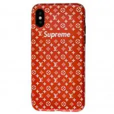 Чехол IMD для iPhone X / Xs Yang style красный supreme