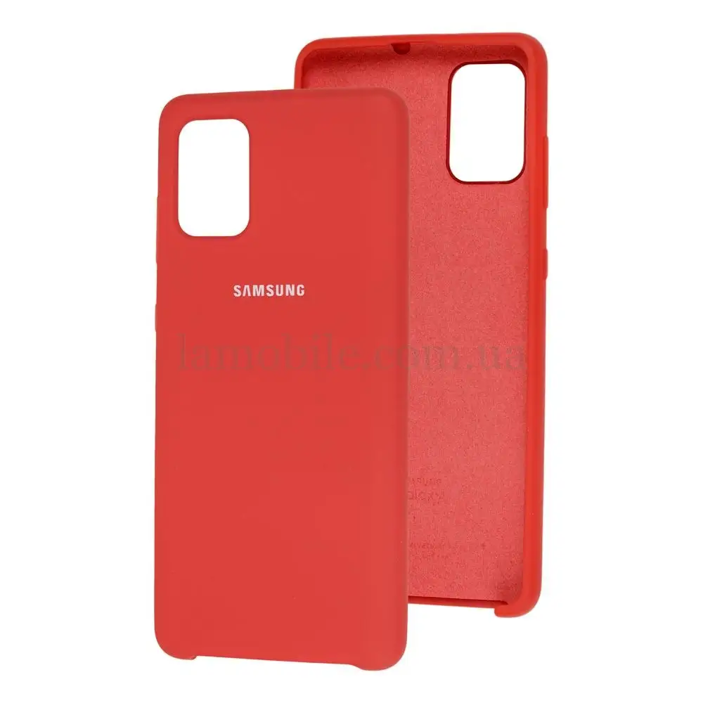 Чохол для Samsung Galaxy A71 (A715) Silky Soft Touch "Марсала"