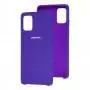 Чохол Samsung Galaxy A71 (A715) Silky Soft Touch "фіолетовий"