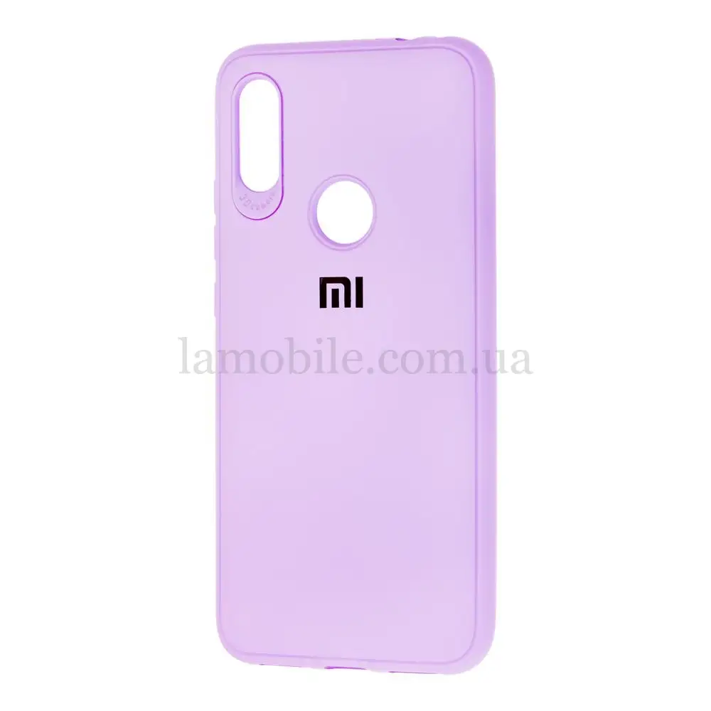 Чехол для Xiaomi Redmi 7 Logo фиолетовый