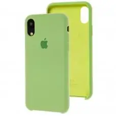 Чехол silicone case для iPhone Xr mint