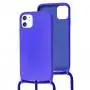 Чехол для iPhone 11 Lanyard without logo ultramarine