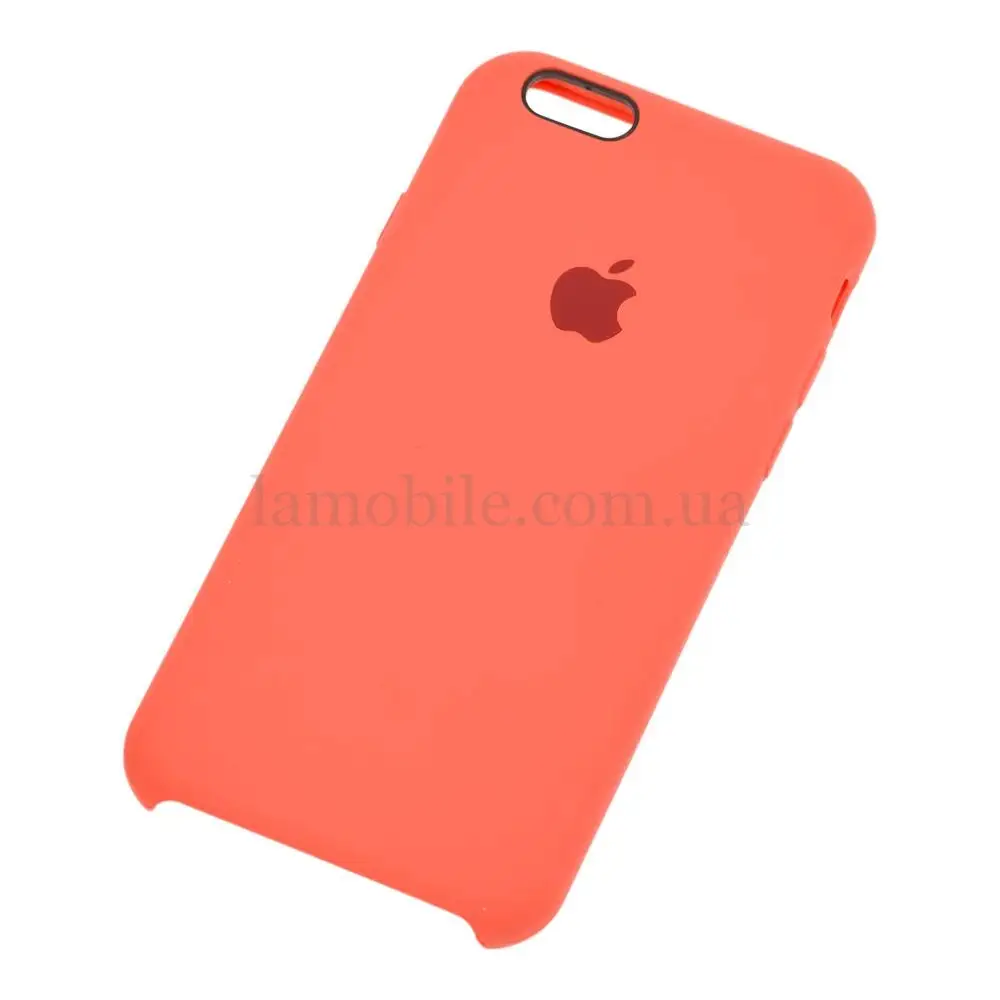 Чехол Silicone для iPhone 6 / 6s case apricote