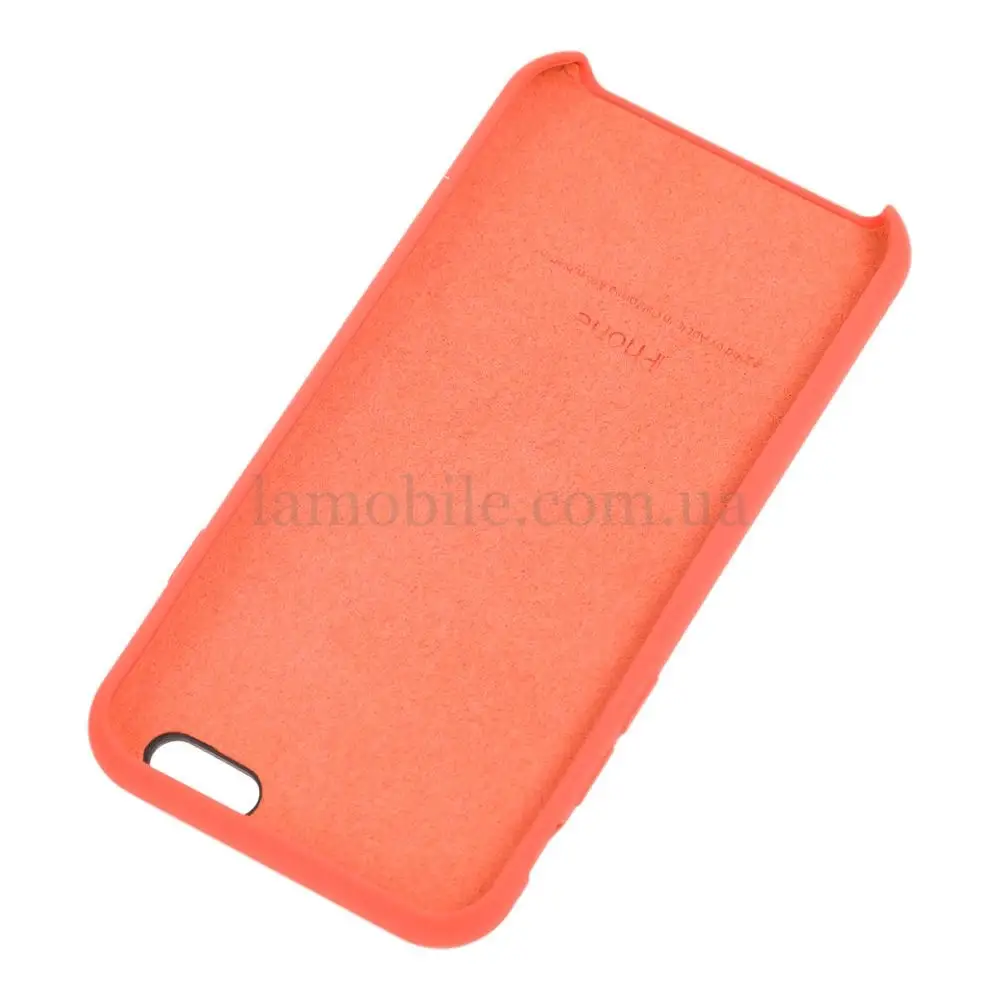 Чехол Silicone для iPhone 6 / 6s case apricote