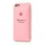 Чехол Silicone для iPhone 6 / 6s case light pink