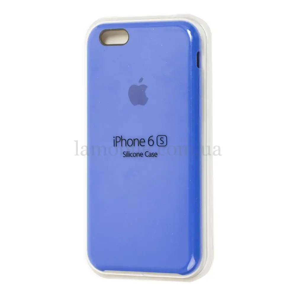 Чехол Silicone для iPhone 6 / 6s case синий