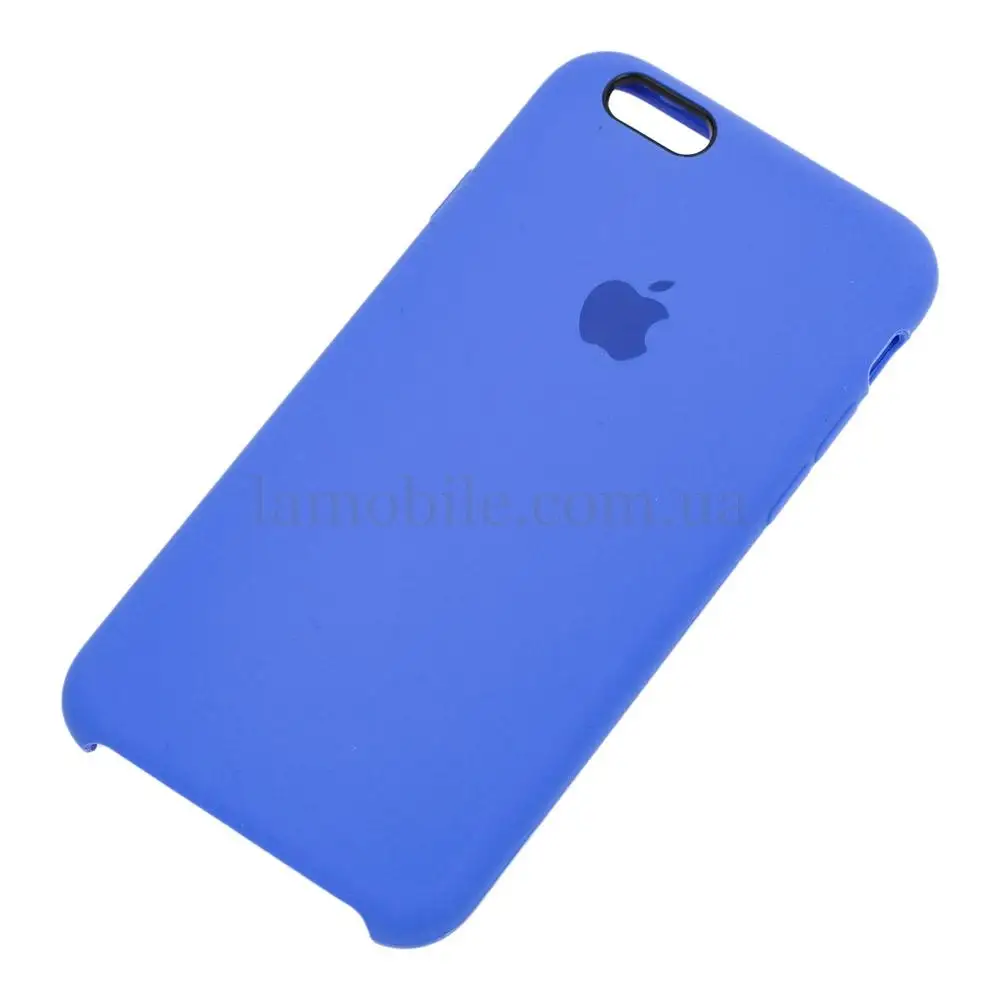 Чехол Silicone для iPhone 6 / 6s case синий
