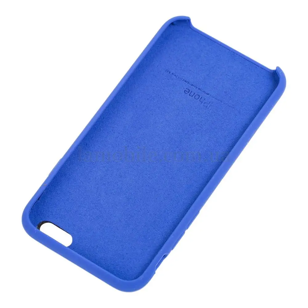 Чехол Silicone для iPhone 6 / 6s case синий
