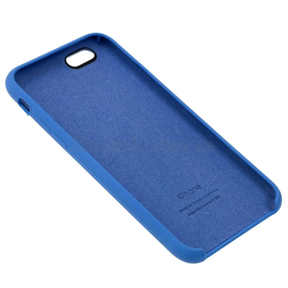 Чехол Silicone для iPhone 6 / 6s case синий