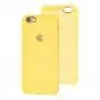 Чехол Silicone для iPhone 6 / 6s case желтый
