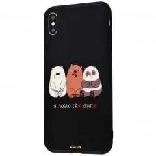 Чехол для iPhone X / Xs "Puzzo glass №2"