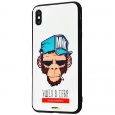 Чехол для iPhone X / Xs "Puzzo glass №10"