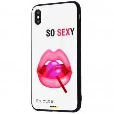 Чехол для iPhone X / Xs "Puzzo glass №11"