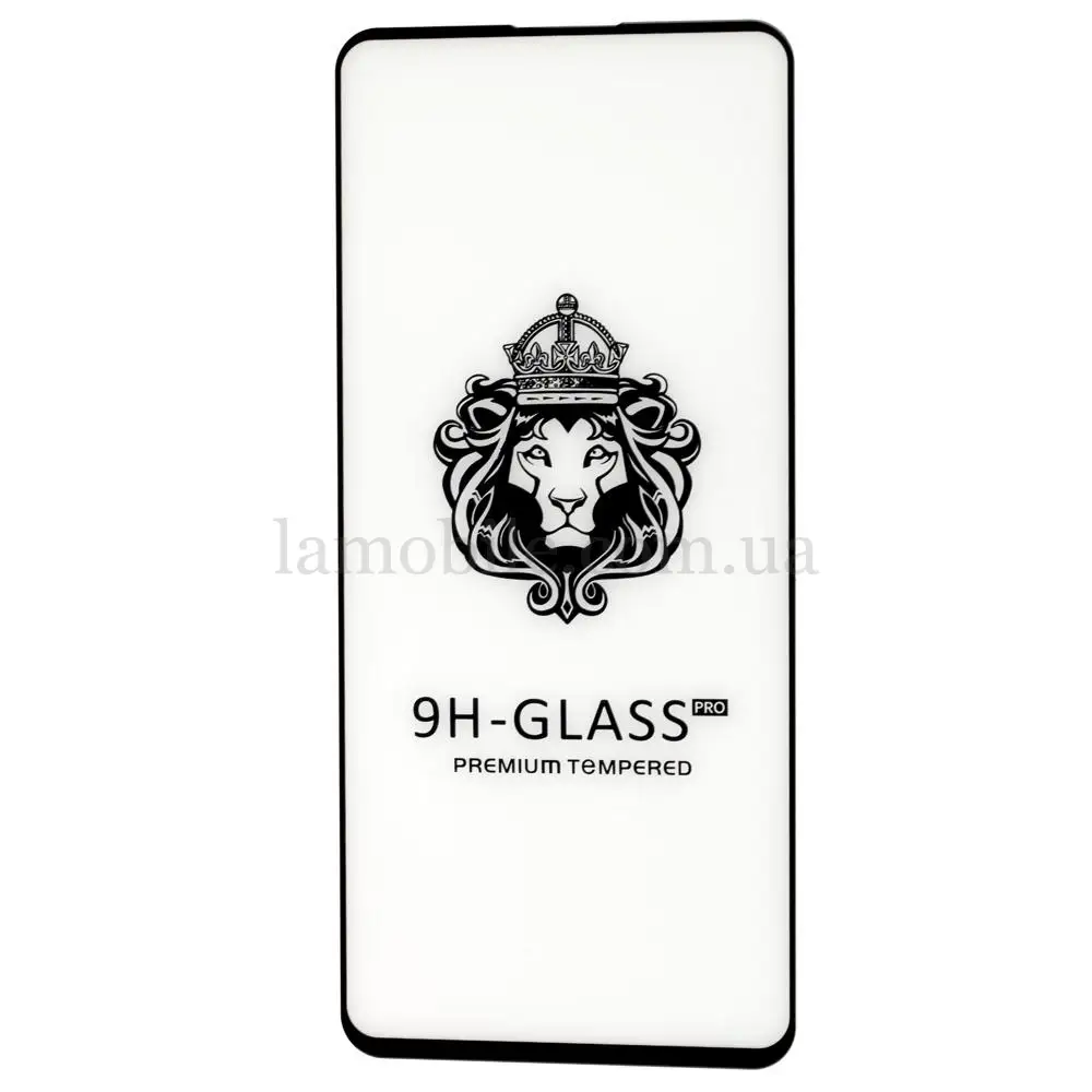 Защитное стекло для Samsung Galaxy A71 (A715) Full Glue Lion черное