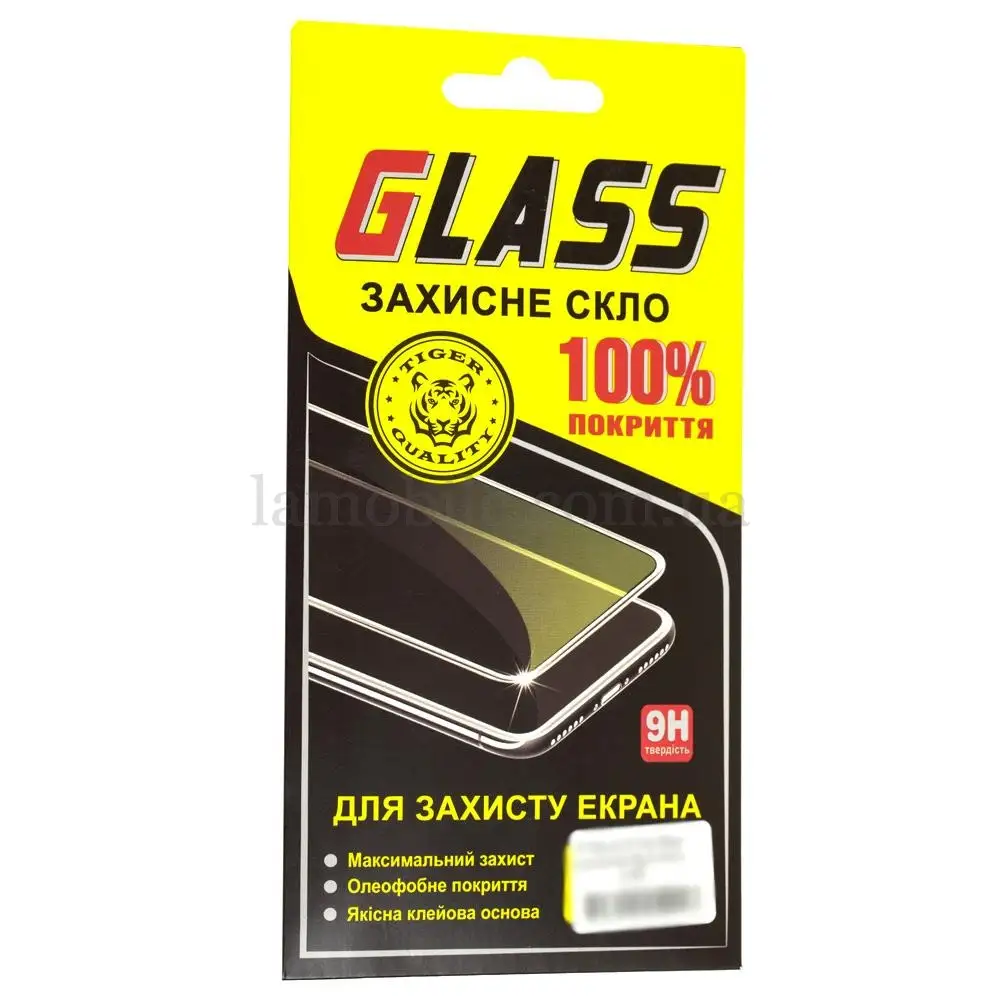 Защитное стекло для Samsung Galaxy A71 (A715) Full Glue Lion черное